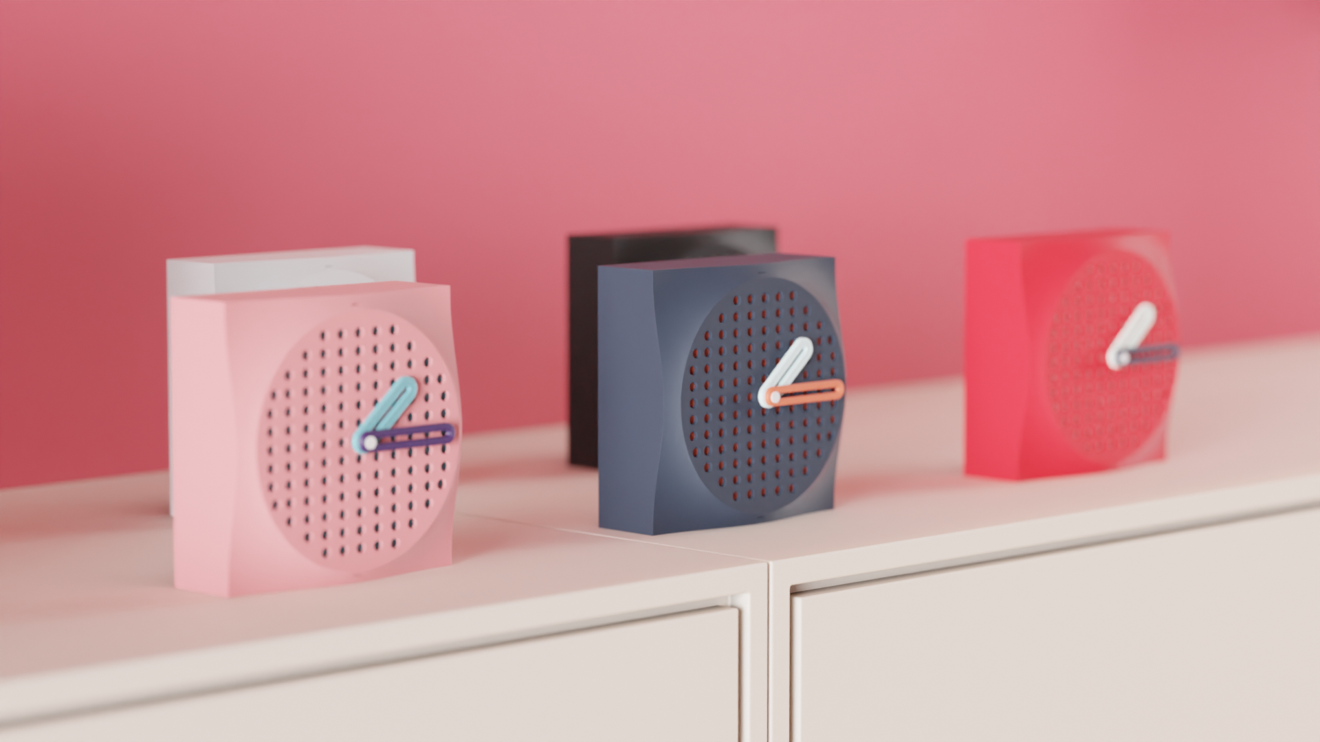 Dot Clock. small desk clock modular kit