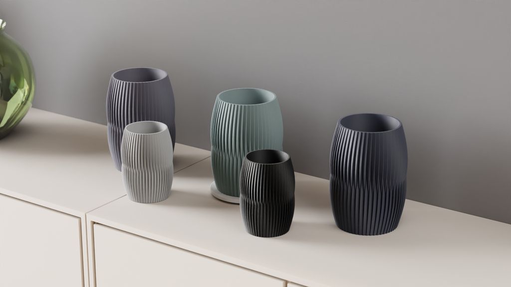 Modern Vase with Spiral Vase mode Option. elegant