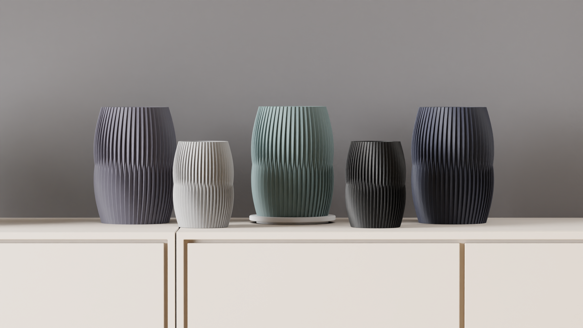 Modern Vase with Spiral Vase mode Option. elegant