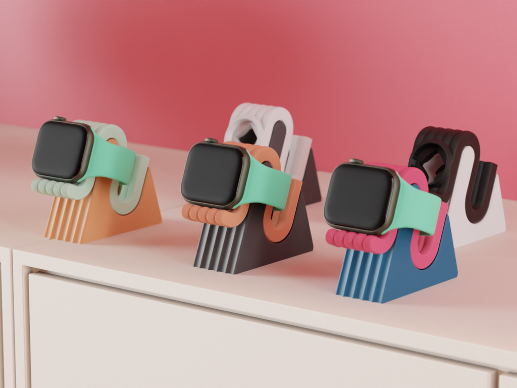 Apple Watch Charging Stand. Two Part Wibble Design